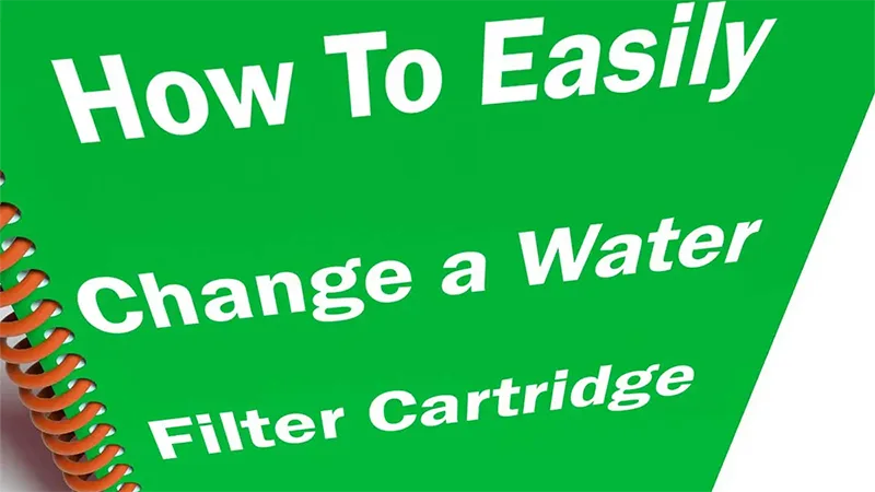 How to easily change a water filter cartridge: pros and cons