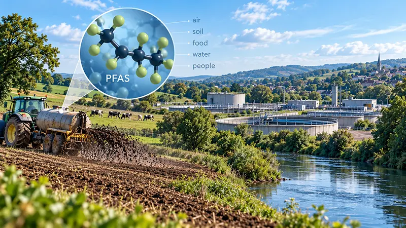 PFAS, sewage sludge, and the UK food chain: what it means for your drinking water