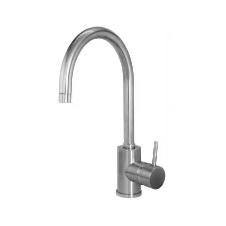 Novara Single Lever Brushed Steel 3 Way Tap 
