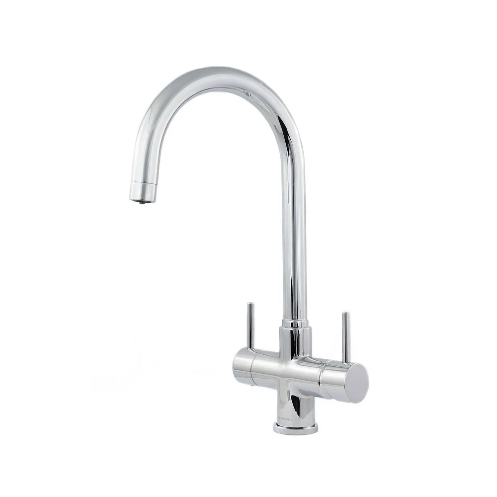 Verona Two Lever Chrome 3 Way Tap