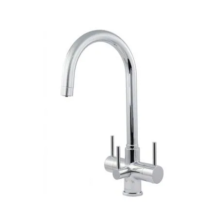 Verona 3 Lever Chrome 3 Way Tap