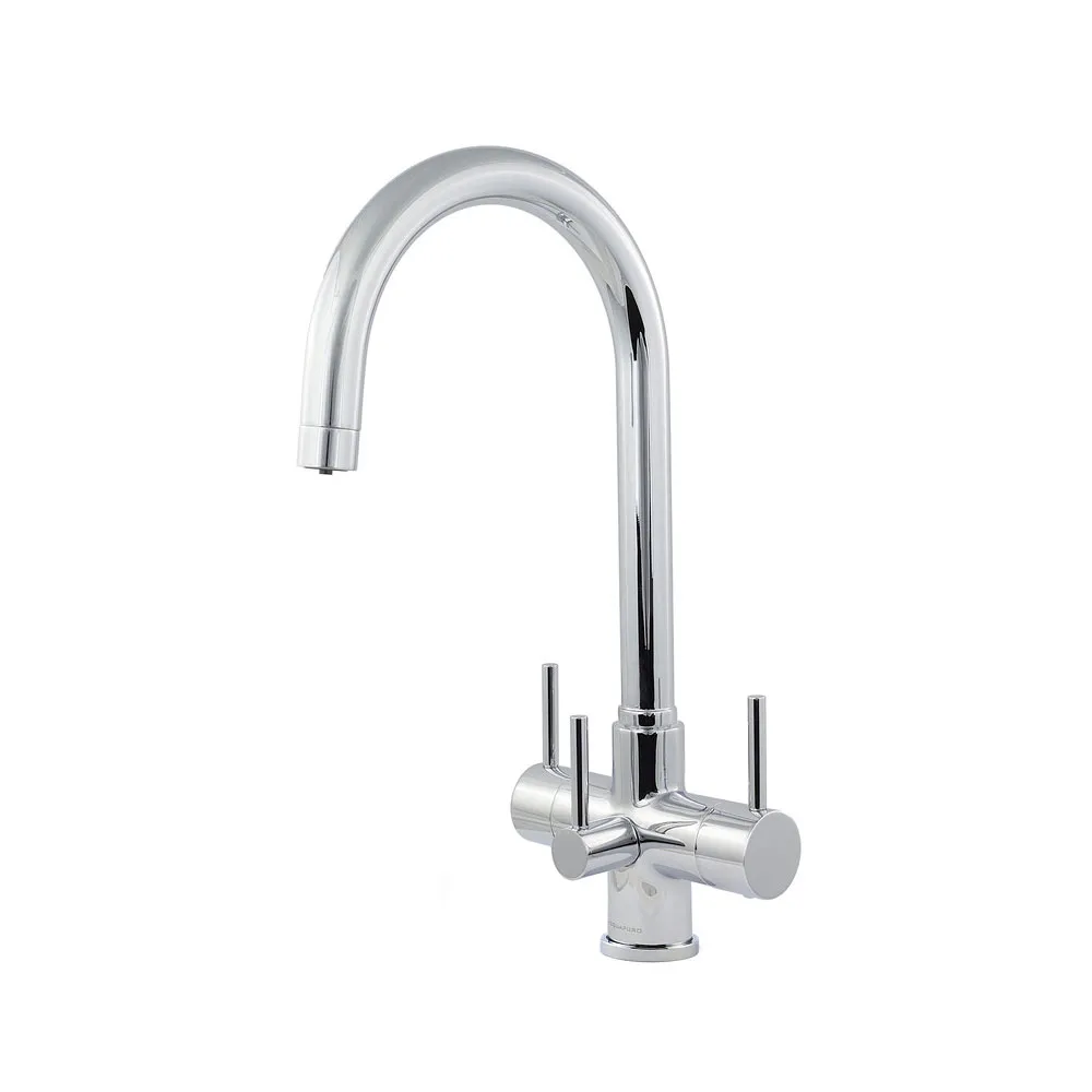 Verona 3 Lever Chrome 3 Way Tap