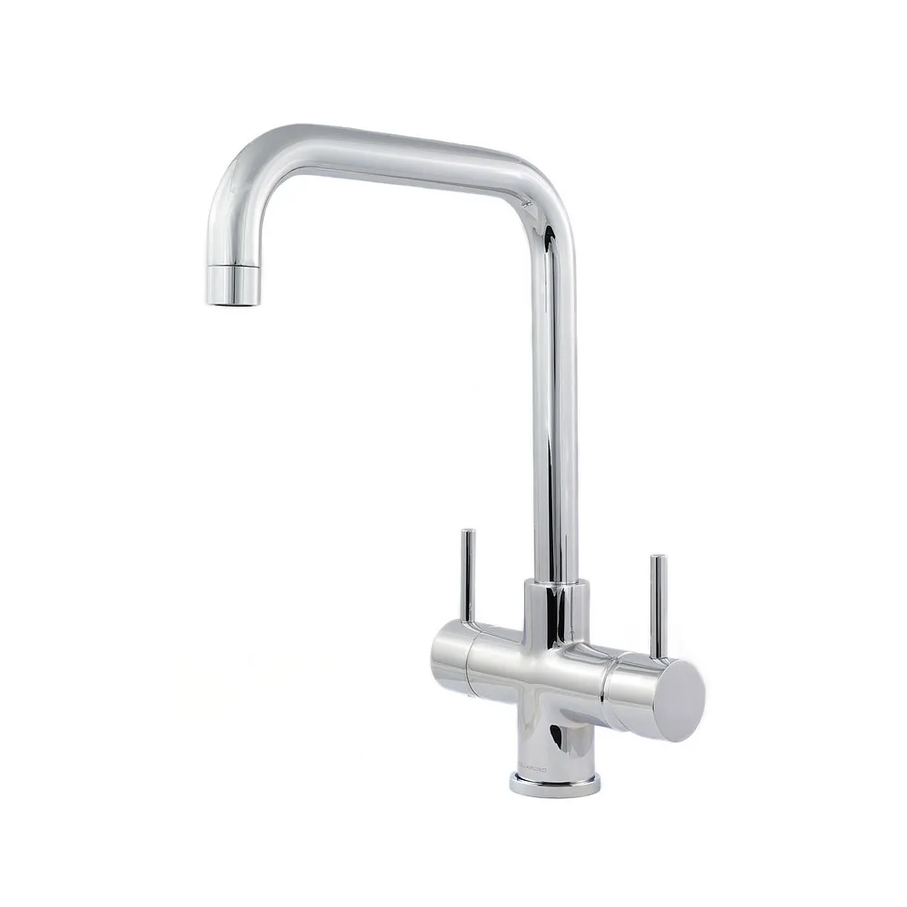 Monza Two Lever Chrome 3 Way Tap