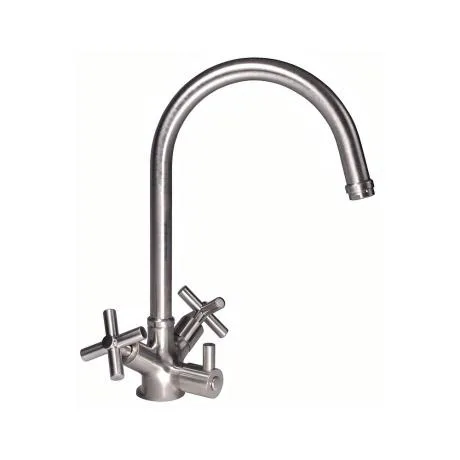 Napoli Brushed Nickel 3 Way Tap