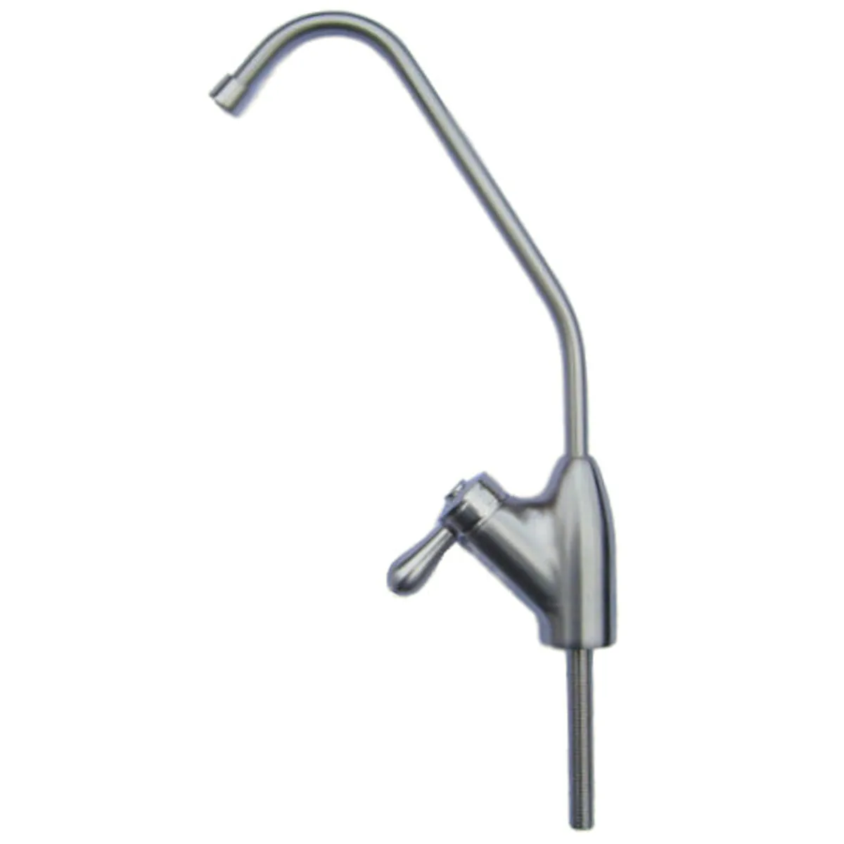 Long Reach Brushed Nickel Tap
