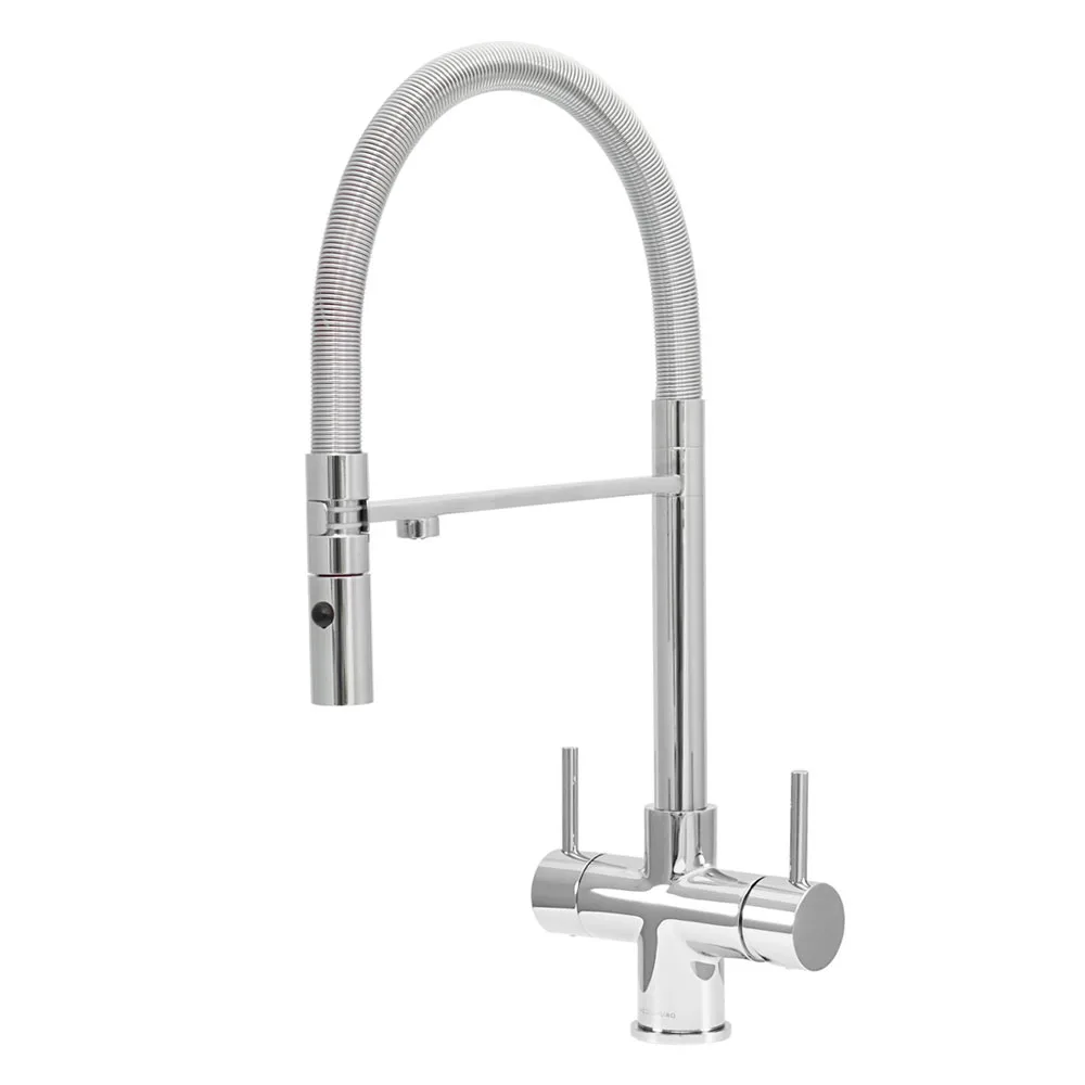 Aquila 2 Lever Chrome 3 Way Tap