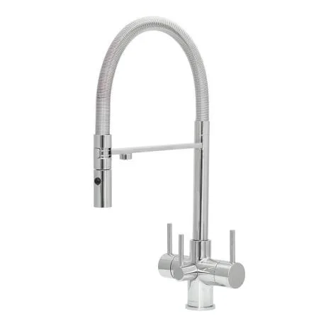 Aquila 3 Lever Chrome 3 Way Tap