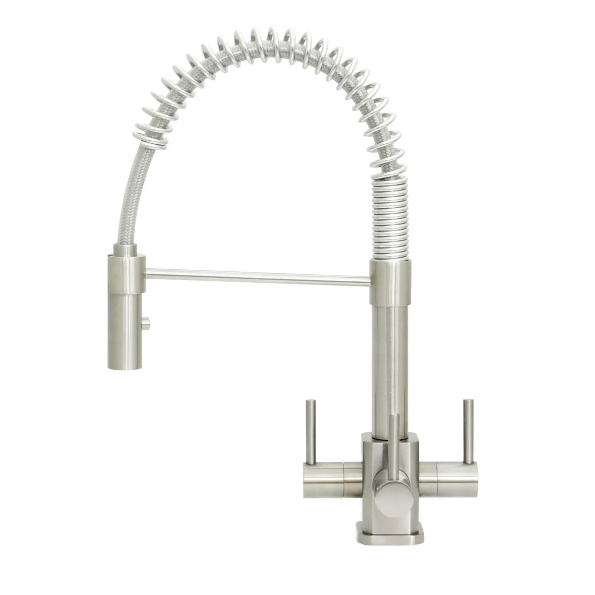 Milano SQ Brushed Steel Water Filter Tap