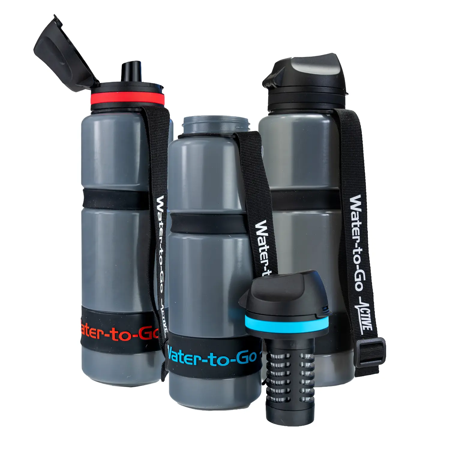 Water to Go Active Filter Bottle 750ml & 1L