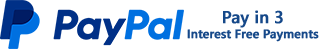 PayPal Pay in 3 logo