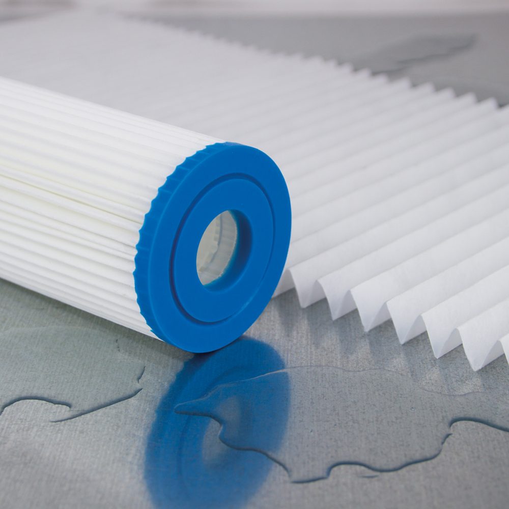 2.5 x 20 inch 20 micron Pleated Sediment Cartridge Filters UK