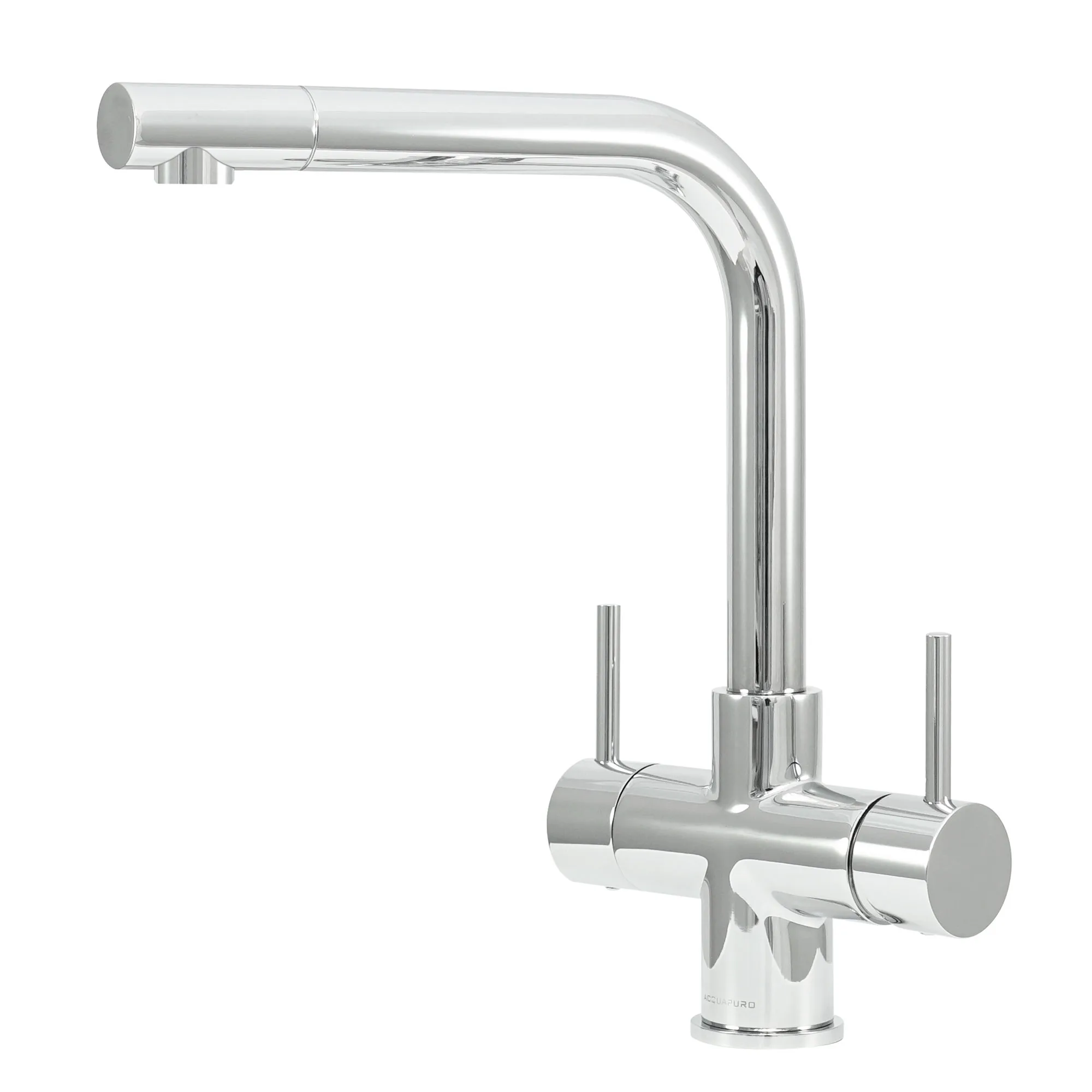 Sorrento Two Lever Chrome 3 Way Tap