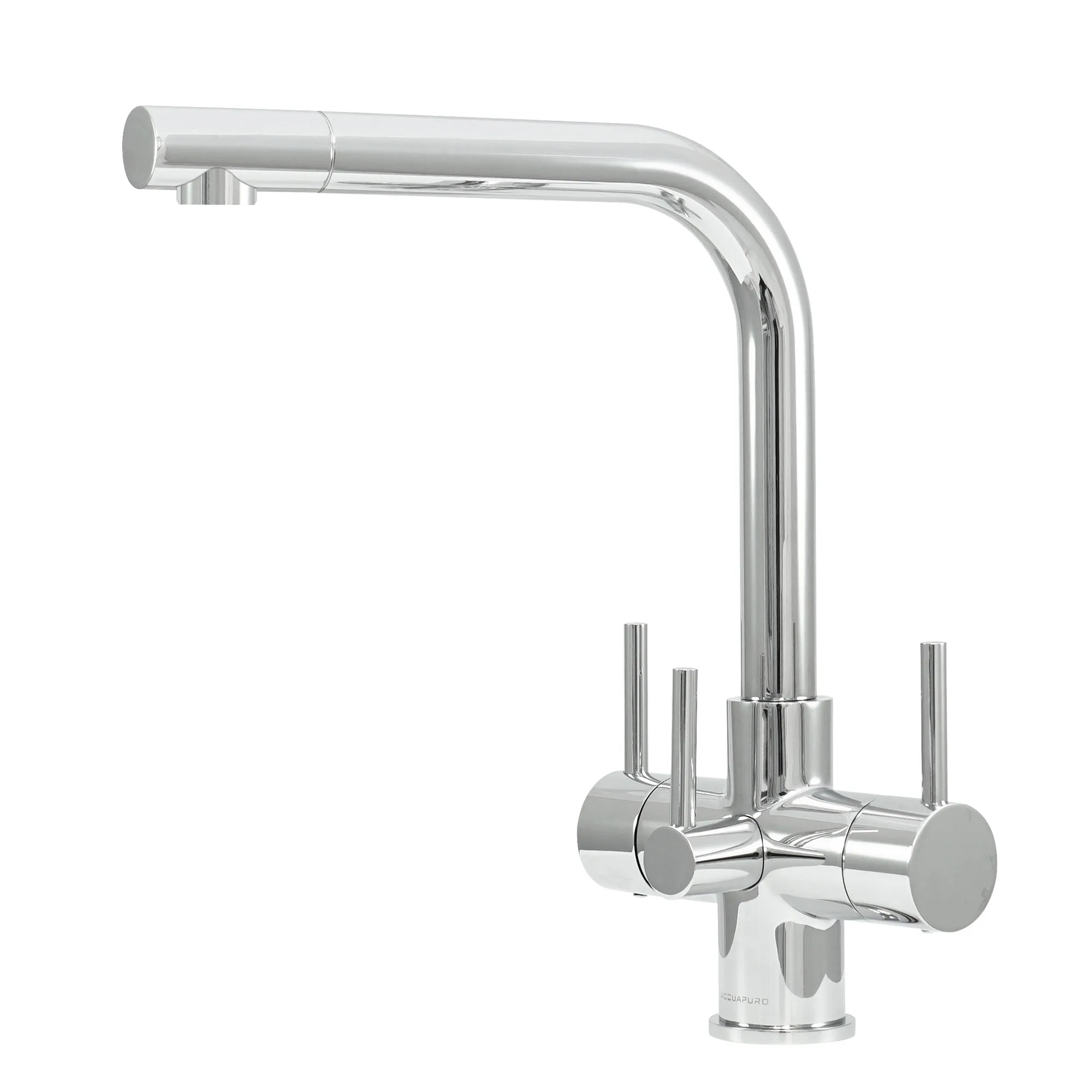 Sorrento 3 Lever Chrome 3 Way Tap