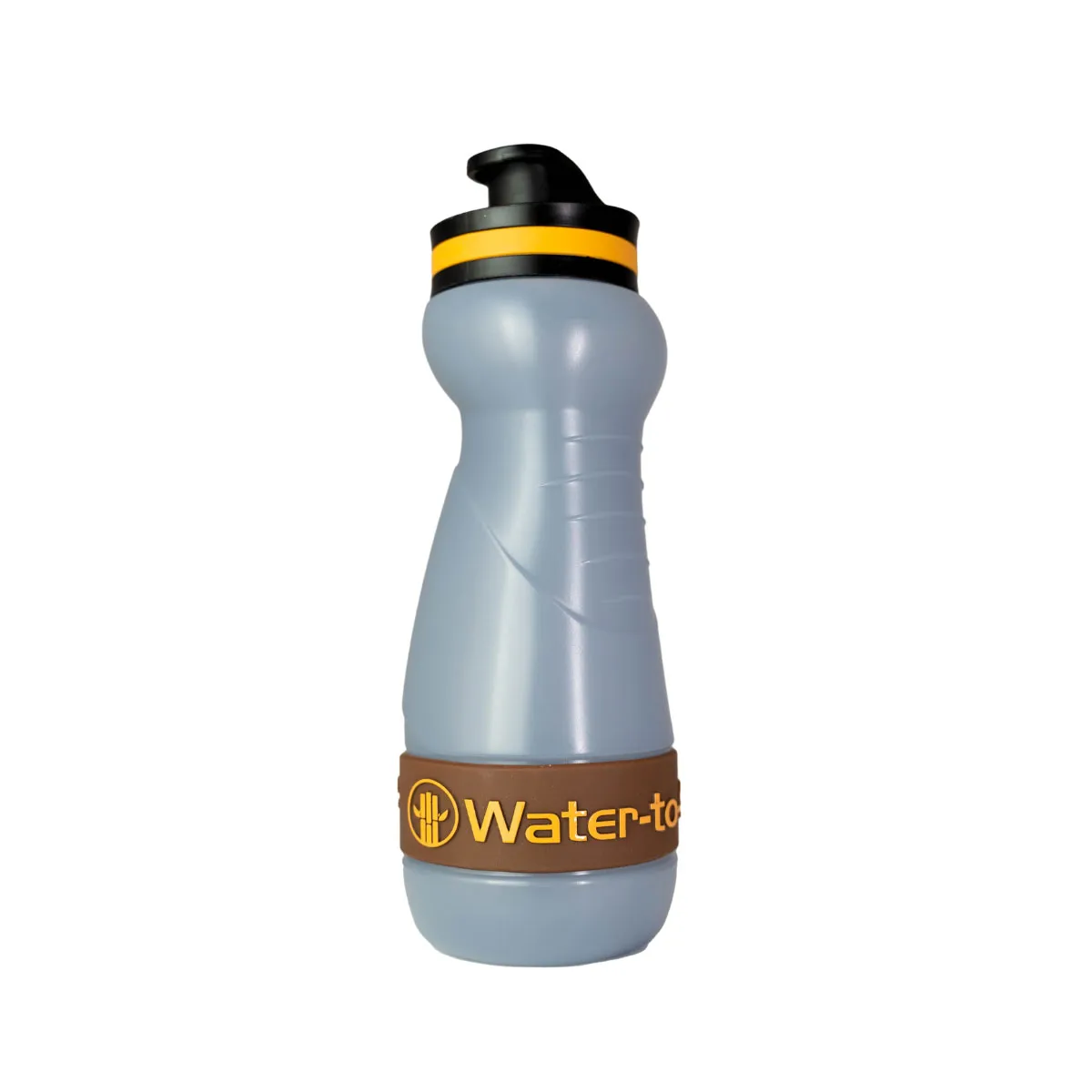 sugarcane water filter bottle brown