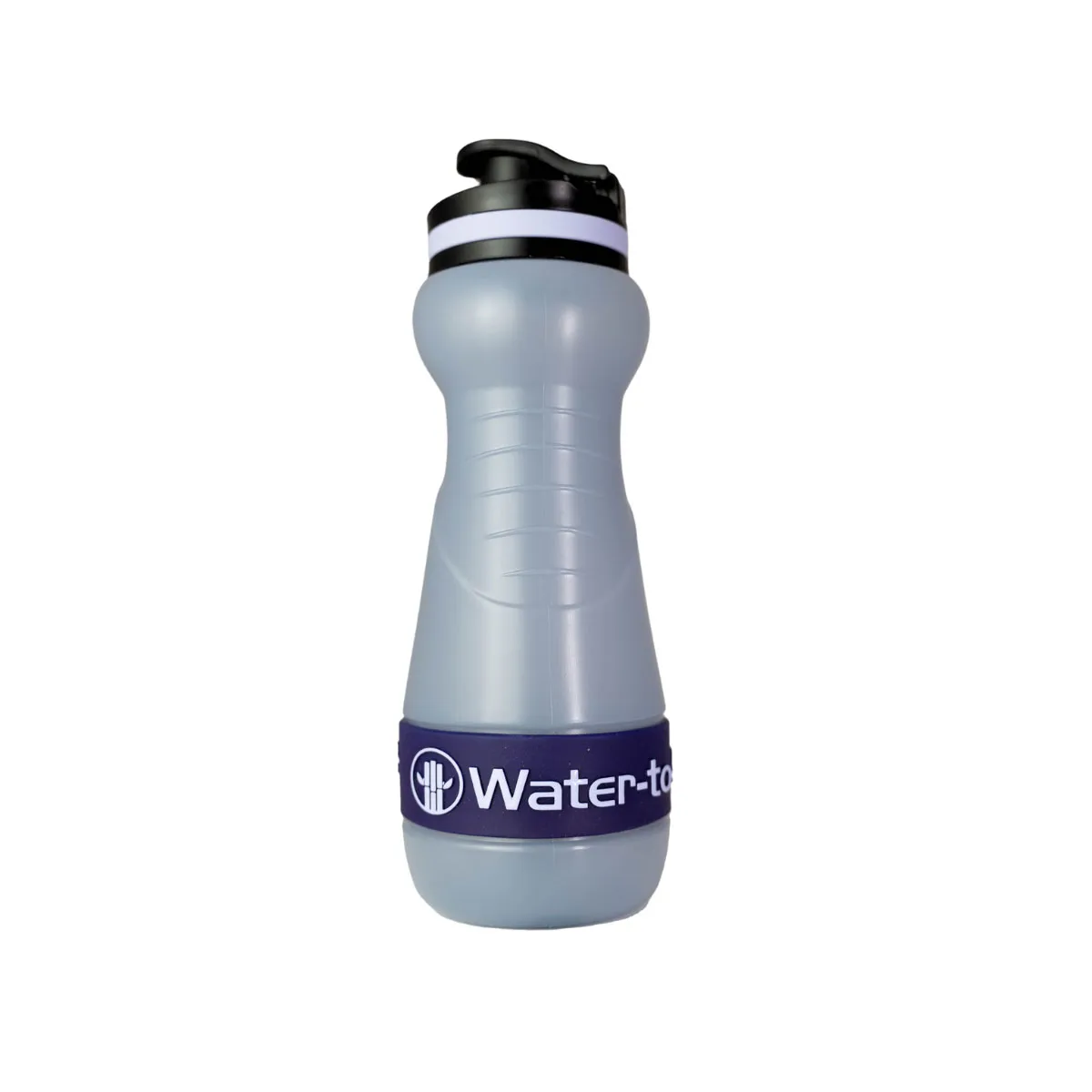 sugarcane water filter bottle blue