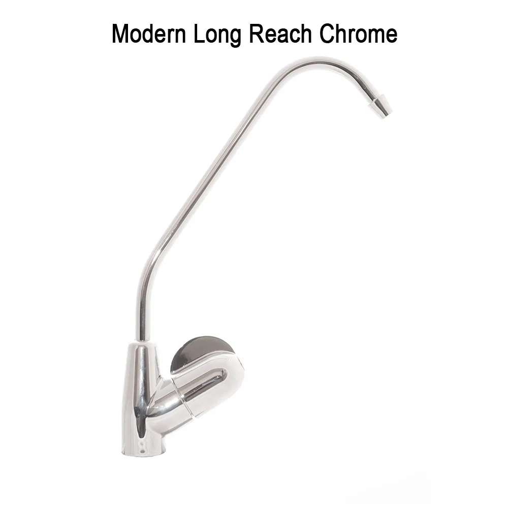 Modern Long Reach Tap - Chrome