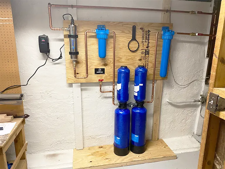 Water softener setup